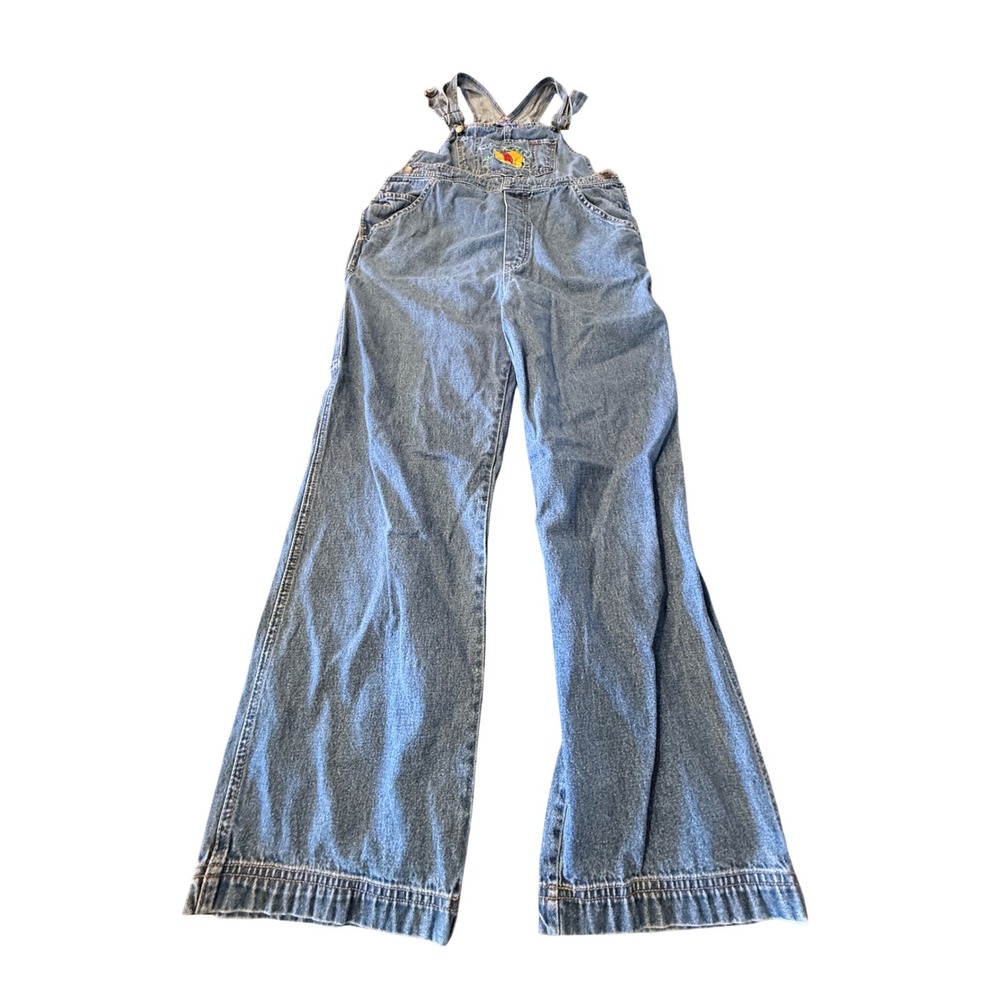 Vintage Pooh Winnie the Pooh Denim Overalls Wide Leg Blue Medium Wash Disney M